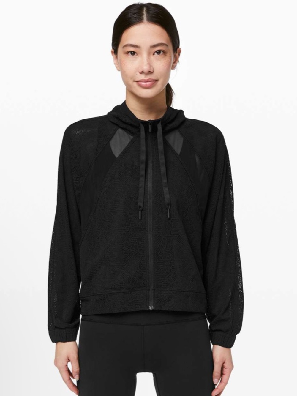 Lululemon In Depth Jacket *Lace In Black - Size 6